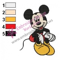 Mickey Mouse Cartoon Embroidery 99
